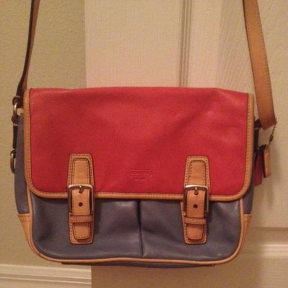 Coach bag pink and purple